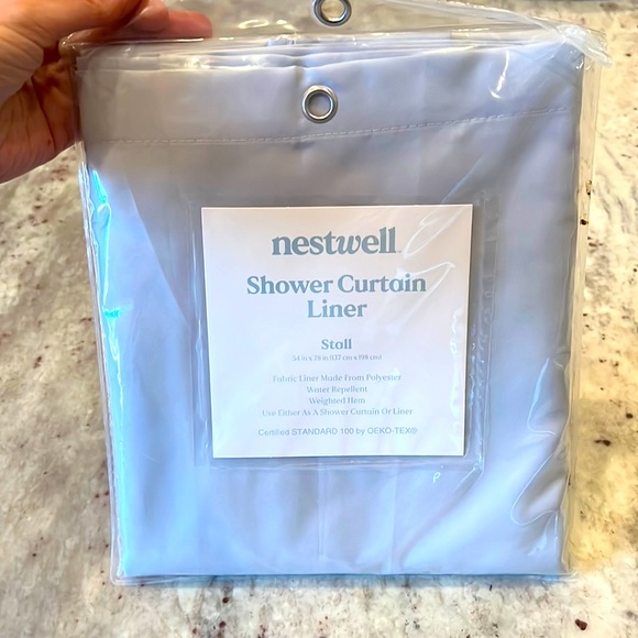 Bath Light Gray Shower Curtain Nip Nestwell Poshmark